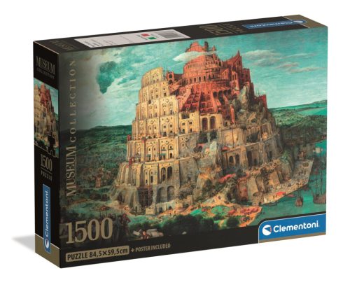 Clementoni Bábel tornya Puzzle - 1500 db-os