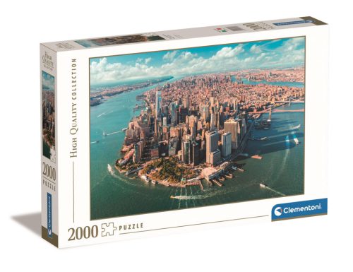 Puzzle, New York, Manhattan, 2000 db, 42x28 cm dob.