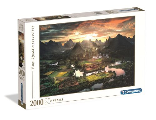 Clementoni View of China tájkép Puzzle - 2000 db-os