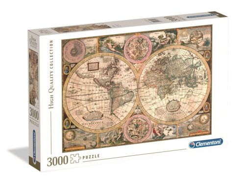 Clementoni Antik világtérkép Puzzle - 3000 db