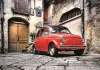 Clementoni Puzzle, Fiat a ház előtt, poszterrel, 500 db