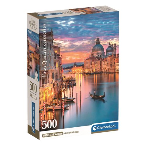 Clementoni, Velencei fények, poszterrel 500 db-os