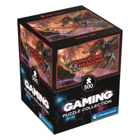   Clementoni, Dungeons & Dragons - Sárkány csata - Gaming collection puzzle, 500 db-os