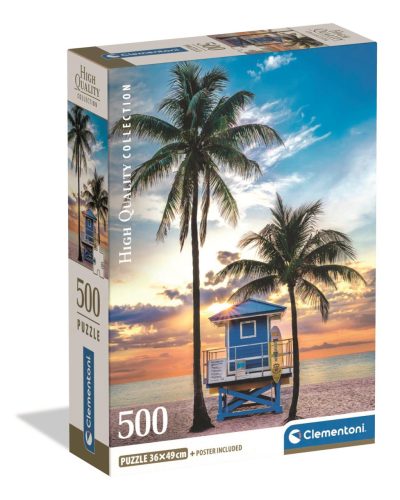 Clementoni Miami tengerpart Puzzle - 500 db-os