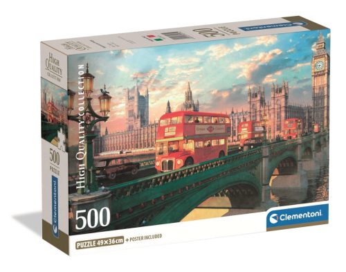 Clementoni Puzzle 500 db poszterrel – Westminster Bridge