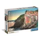 Clementoni Puzzle, sziklás kikötő, poszterrel, 500 db, 25x18 cm