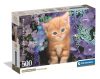Clementoni Vörös Cica Puzzle - 500 db-os
