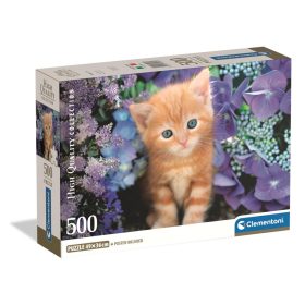 Clementoni Vörös Cica Puzzle - 500 db-os