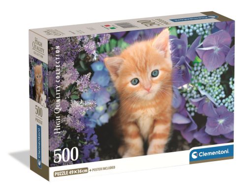 Clementoni Vörös Cica Puzzle - 500 db-os