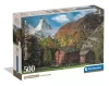 Puzzle, Matterhorn, hegyi táj, poszterrel, 500 db, 25x18 cm dob.