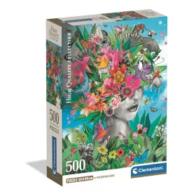 Clementoni Puzzle, Dzsungel a fejben, poszterrel, 500 db
