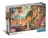 Clementoni Puzzle, viktoriánus promenád, poszterrel 500 db, 25x18 cm