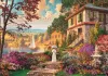 Clementoni Puzzle, viktoriánus promenád, poszterrel 500 db, 25x18 cm