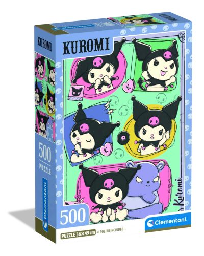 Clementoni Puzzle 500 db poszterrel – Kuromi