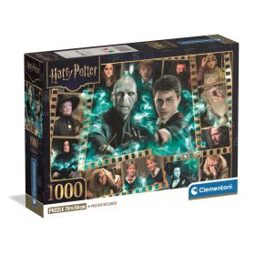   Clementoni Puzzle 1000 db poszterrel – Harry Potter (fekvő)