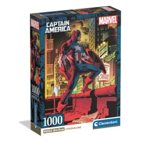   Clementoni Puzzle 1000 db poszterrel – Marvel Amerika Kapitány