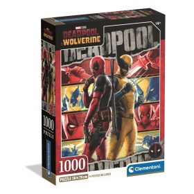 Clementoni Puzzle 1000 db poszterrel – Marvel Deadpool