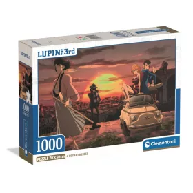 Clementoni Puzzle, Lupin, poszterrel, 1000 db