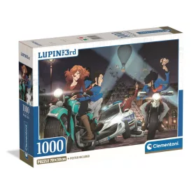 Clementoni Puzzle, Lupin, poszterrel, 1000 db, 28x20 cm