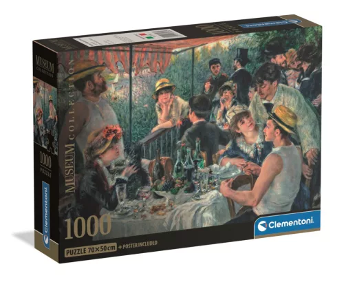 Clementoni Puzzle, ebéd a hajón, poszterrel, 1000 db, 28x20 cm
