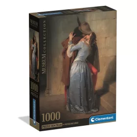 Clementoni Puzzle, A csók, poszterrel, 1000 db, 20x28 cm