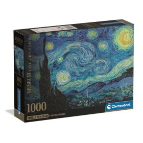 Clementoni Puzzle 1000 db poszterrel – Csillagos éjszaka