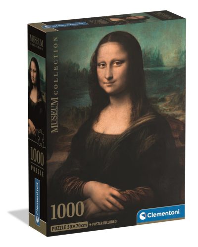 Clementoni Puzzle 1000 db poszterrel – Mona Lisa