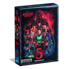   Clementoni Puzzle 1000 db poszterrel – Stranger Things (5. évad)