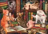 Clementoni Puzzle, kíváncsi kiscicák, poszterrel, 1000 db, 28x20 cm
