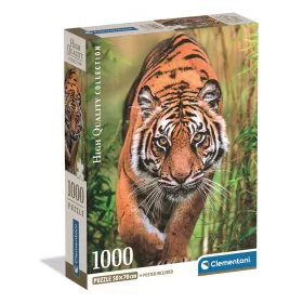 Clementoni Puzzle, tigris, poszterrel, 1000 db