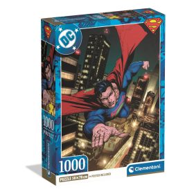 Puzzle, DC, Superman, 1000 db, poszterrel, 20x28 cm dob.