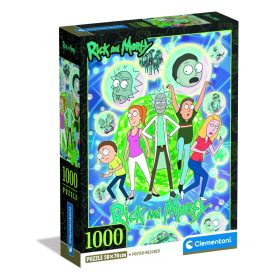 Clementoni Puzzle 1000 db poszterrel – Rick és Morty