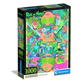 Clementoni Puzzle 1000 db poszterrel – Rick és Morty