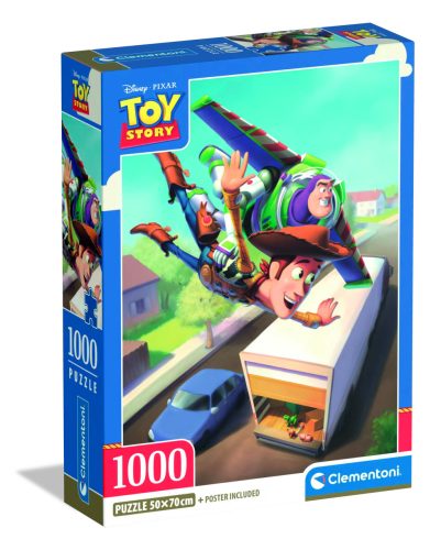 Clementoni Puzzle 1000 db poszterrel – Toy Story