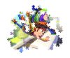 Clementoni Puzzle 1000 db poszterrel – Toy Story