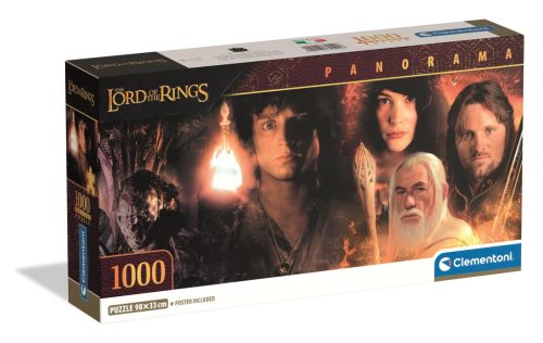 Clementoni Gyűrűk Ura Panoráma Puzzle - 1000 db-os