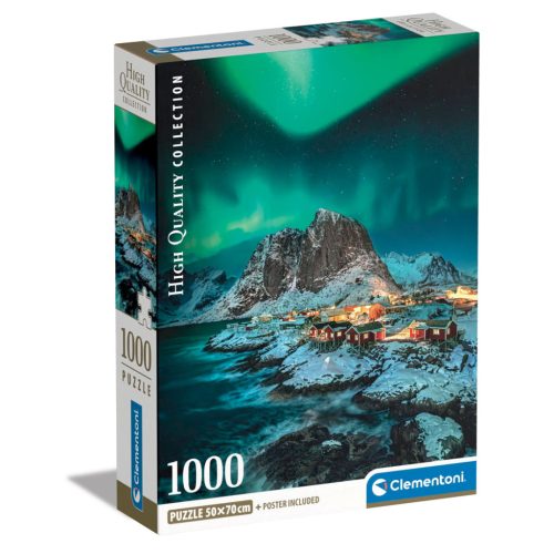 Clementoni, Lotofen-szigetek, poszterrel, 1000 db-os