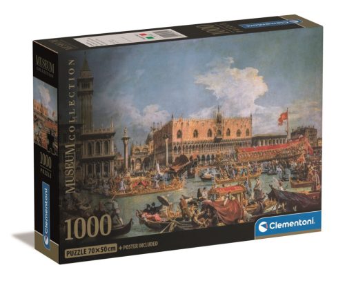 Clementoni Puzzle 1000 db poszterrel – Canaletto festmény