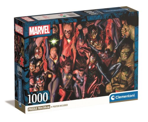Clementoni Marvel Szuperhősök Puzzle - 1000 db-os