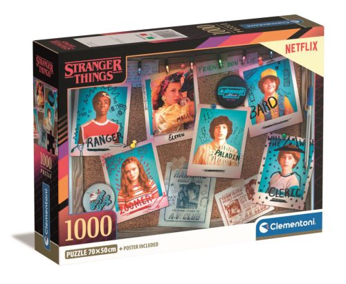 Clementoni Stranger Things Puzzle - 1000 db-os