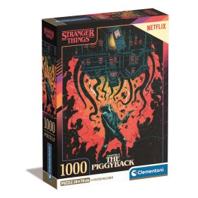 Clementoni Stranger Things "The Piggyback" puzzle -1000 db   Clementoni Stranger Things "The Piggyback" puzzle -1000 db