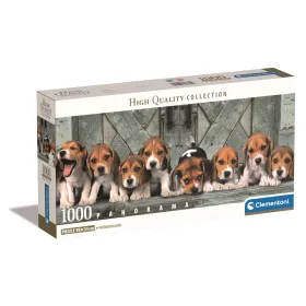 Puzzle, Beagle kutyák, poszterrel, 1000 db, 33x18 cm dob.
