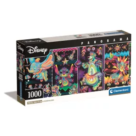   Clementoni Puzzle, Disney klasszikusok, poszterrel, 1000 db, panoráma