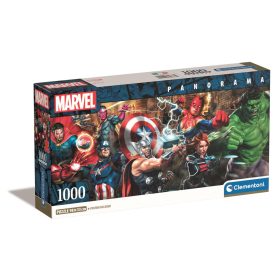  Clementoni Panoráma Puzzle 1000 db poszterrel – Marvel Bosszúállók