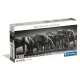 Clementoni Puzzle, Elefántok az itatónál, poszterrel, 1000 db, panoráma