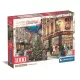 Puzzle, XM, karácsonyi utca, poszterrel, 1000 db, 28x20 cm dob.