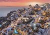 Clementoni Puzzle 1000 db poszterrel – Santorini