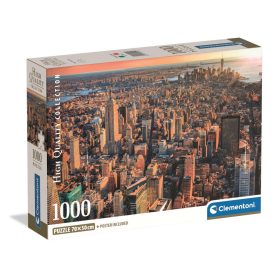 Clementoni Puzzle 1000 db poszterrel – New York városkép