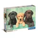Puzzle, 3 db labdrador kutya, poszterrel, 1000 db, 28x20 cm dob.