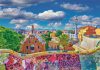 Clementoni Puzzle 1000 db poszterrel – Güell Park Barcelona